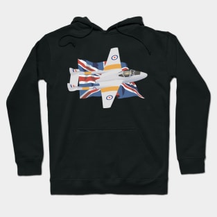 de Havilland Vampire British WW2 Airplane Hoodie